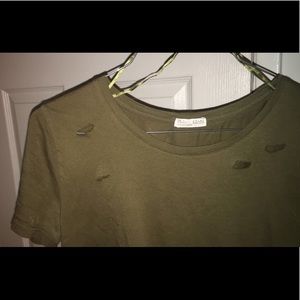 Kanye style distressed T-shirt